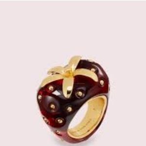 Kate Spade Strawberry Ring Size 6